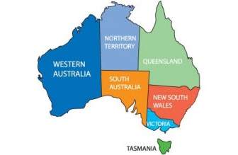 Mappa Di Australia