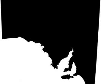 Australische Landkarten ClipArt