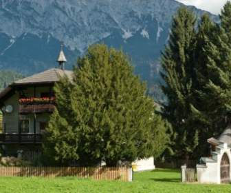 austria landscape house