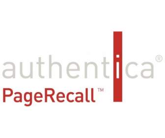 Authentica-pagerecall