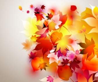 Autumn Leaf Composition