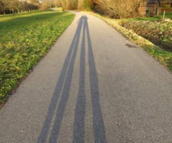 Persönlichen Weg Schatten