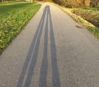 Persönlichen Weg Schatten
