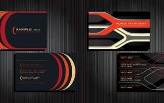 Background Vector Business Cards