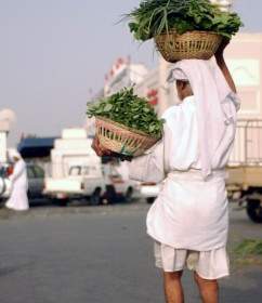 Homem De Legumes De Bahrain