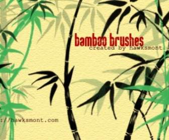 Pincéis De Bambu Por Hawksmont