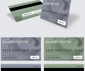 Karten-Vorlagen Psd Bank Sparkonto