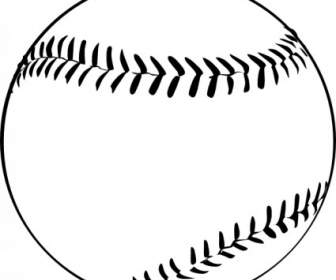 Baseball B And W Clip Art
