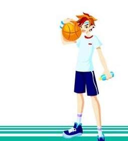 Basket Olahraga Vektor