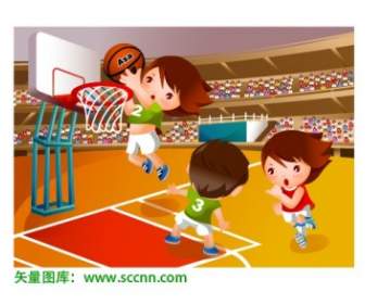Basket Olahraga Vektor