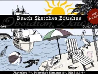 Beach Sketch Brushes