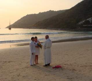 งานแต่งงานชายหาด
