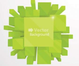 Beautiful Background Vector Cube