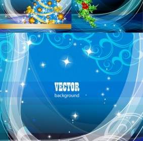 Belle Christmas Background Vector