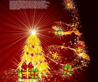 美しいクリスマスの背景のベクトル