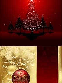 Beautiful Christmas Ball Background Vector