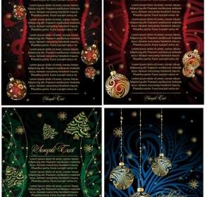 красивые плакаты Рождество вектор