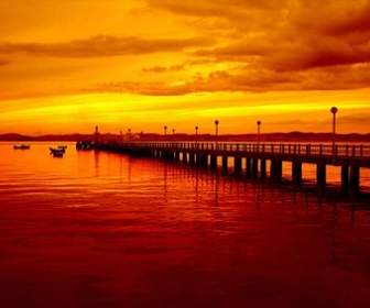 Beautiful Evening Pier Picture
