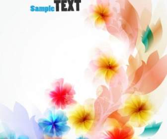 Beautiful Flowers Background Vector
