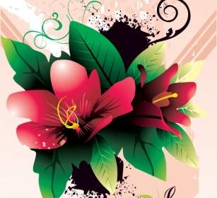 Beautiful Flowers Vector The Trend