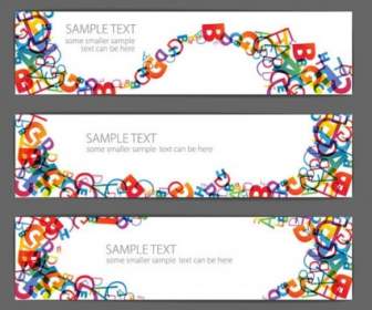 Beautiful Letter Banner Vector