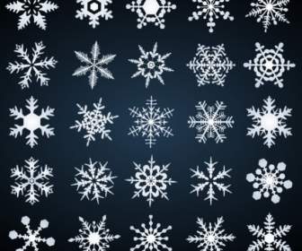 Wunderschöne Schneeflocke Muster Vektor