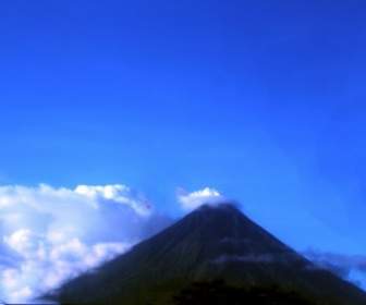 마운트 Mayon의 아름다움