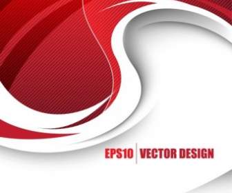 Behind The Red Background Vector