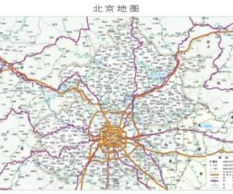 Beijing Map Ai Cdr
