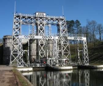 比利时船电梯结构