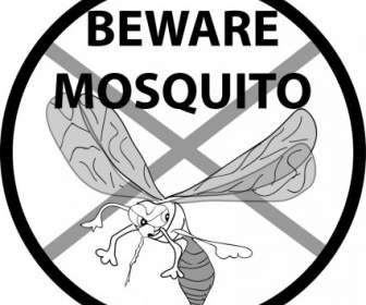 蚊に注意してください。