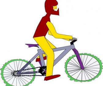 Clipart Cycliste