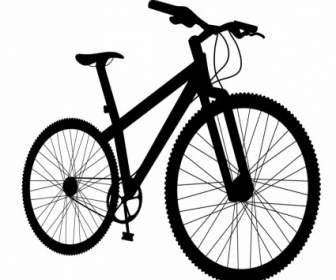 Silhouette De Bicyclette