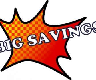 Big Savings Clip Art