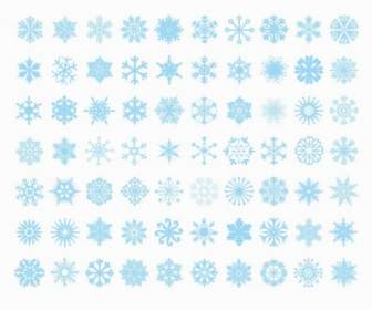 Big Set Of Vector Snowflakes