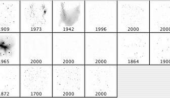 grandes campos de estrellas