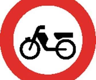 Bike Area Sign Board Vector