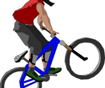 騎自行車的剪貼畫