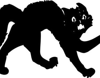 검은 고양이 클립 아트