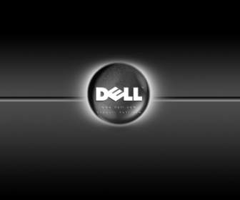 เดลล์ดำรูปพื้นหลังของ Dell คอมพิวเตอร์