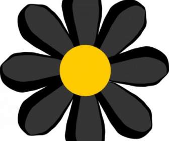 Black Flower Clip Art