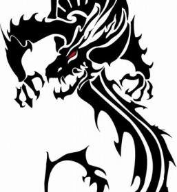Dragon Vector Noir