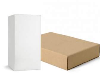空白のボックス包装 Psd