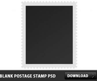 Blank Postage Stamp Free Psd