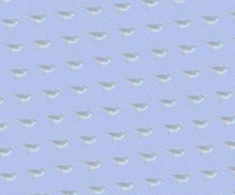 Sfondo Seamless Tile Uccello Blu