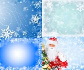 Blue Christmas Background Hd Pictures