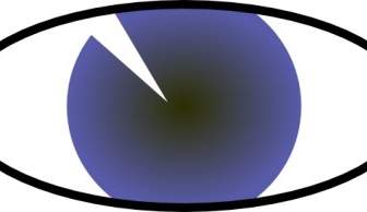 Occhio Blu ClipArt