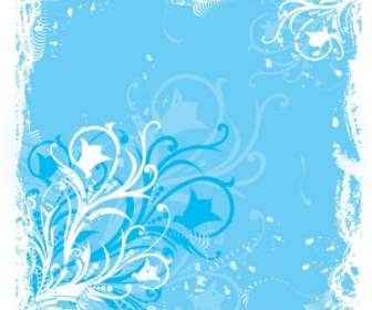 Graphiques De Fleur Bleue