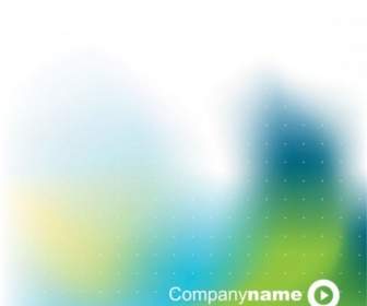 Blue Glow Green Background Vector