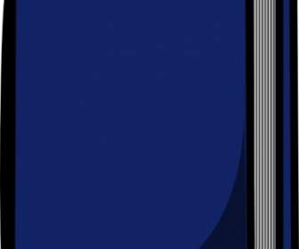 Harcover Bleu Livre Clipart